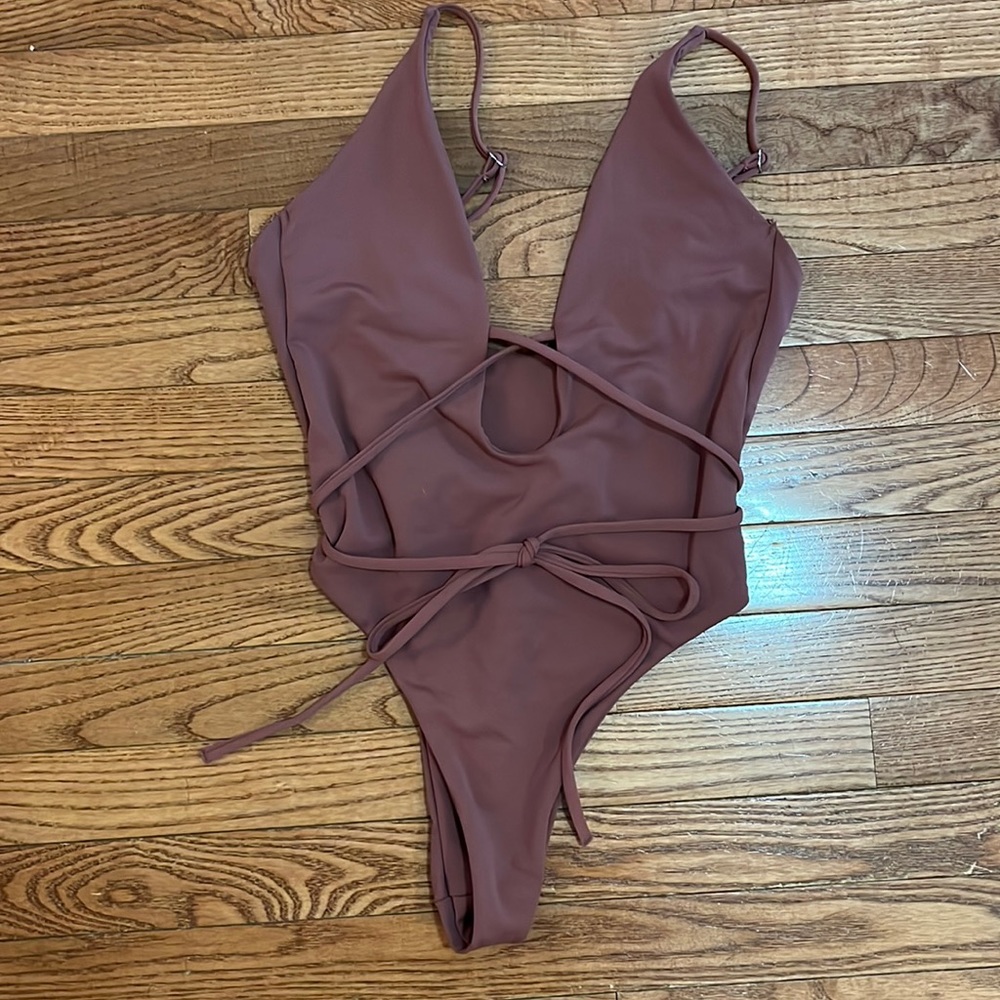 Plunge one-piece Swimsuit